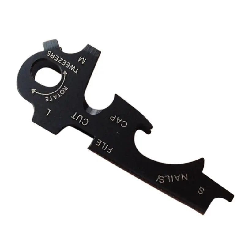 8 tool in 1 key ring multitool multifunction edc multi pocket keytool carabiner multipurpose keychain gadget clip gear