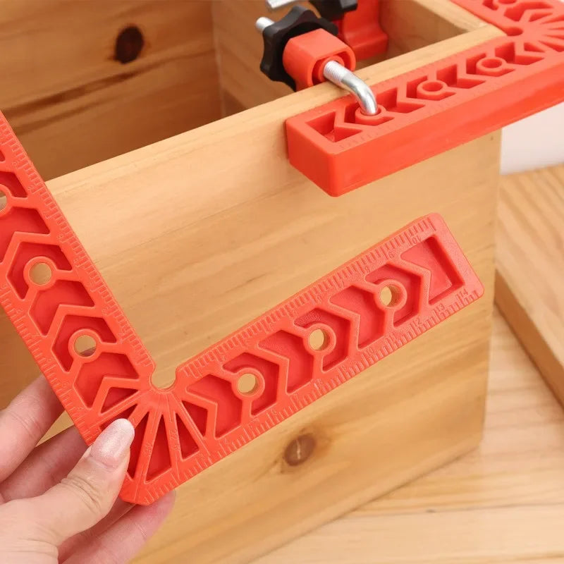 90 Degree Clamp Positioning Clip L-type Right Angle Ruler Squares Woodworking Splicing Tools for Cabinets Boxes Woodworking Tool