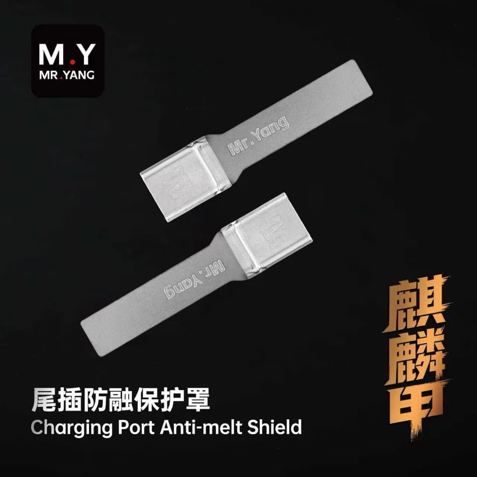 YCS M.Y 5pcs Phones Tail Plug Anti Melting Protective Cover Kirin Armor Disassembly Welding No Deformation Disassembly Tool