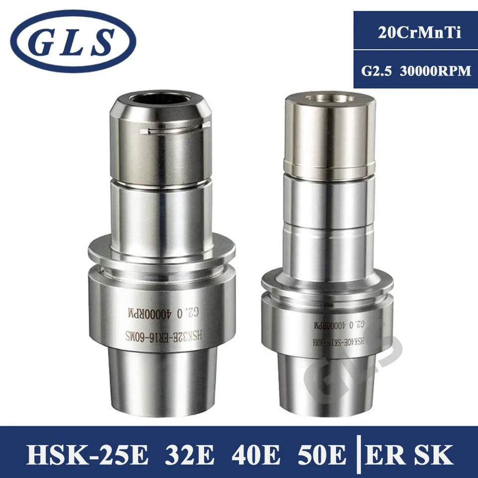 HSK25E HSK32E HSK40E HSK50E ER11 ER16 ER20 ER25 SK16 Tool Holder Anti-rust HSK ER SK Tool Holder G2.0 G2.5 0.001mm