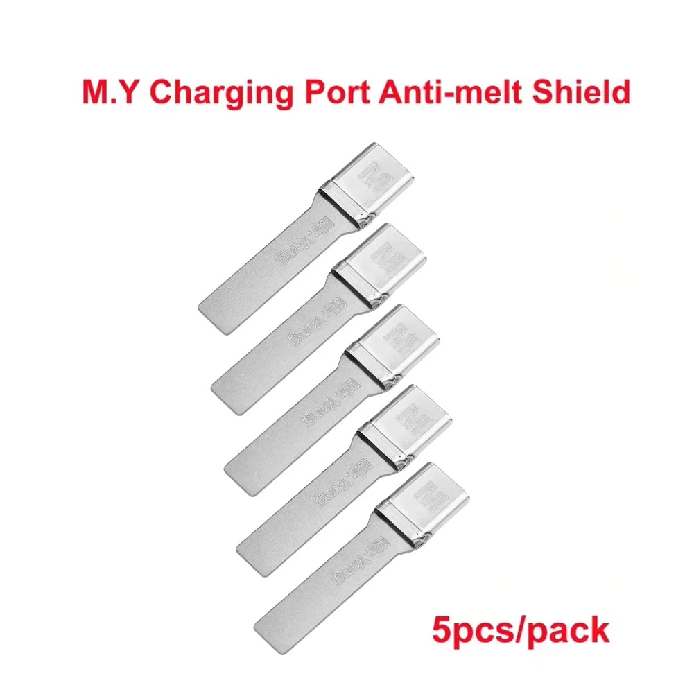 YCS M.Y 5pcs Phones Tail Plug Anti Melting Protective Cover Kirin Armor Disassembly Welding No Deformation Disassembly Tool